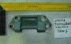 Кронштейн крепления ТНВД (4 отверстия) (Euro 3) HOWO VG1540010019